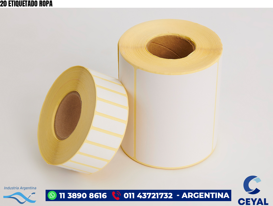 20 ETIQUETADO ROPA