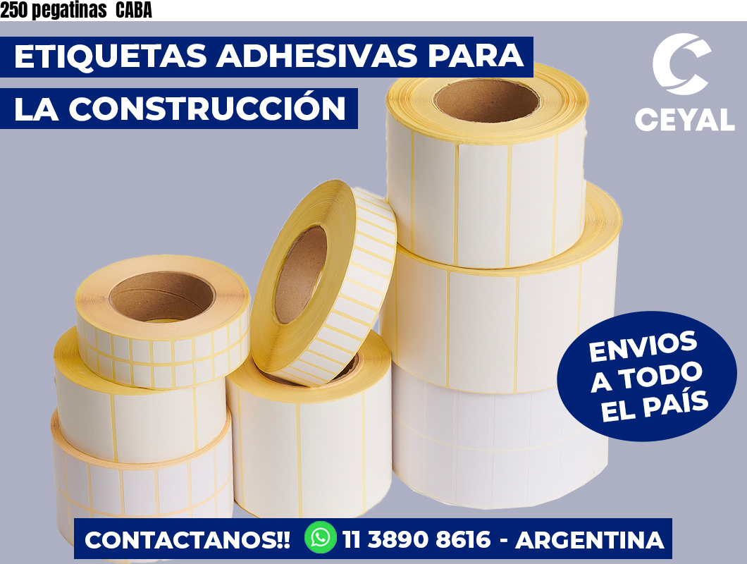 250 pegatinas  CABA