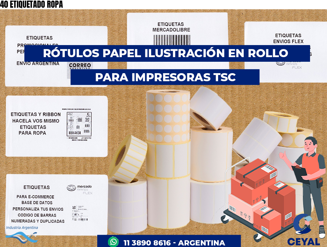 40 ETIQUETADO ROPA