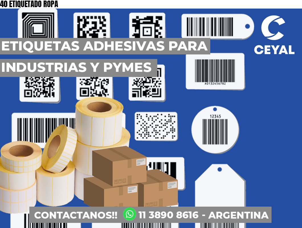 40 ETIQUETADO ROPA