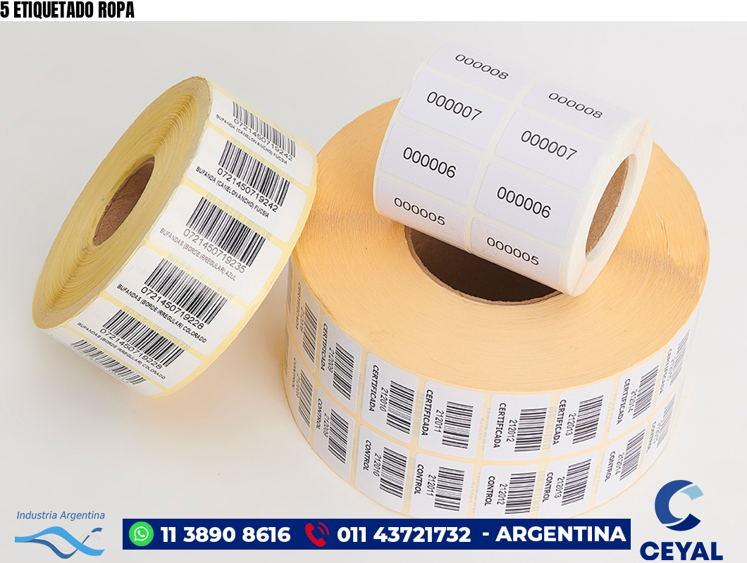 5 ETIQUETADO ROPA