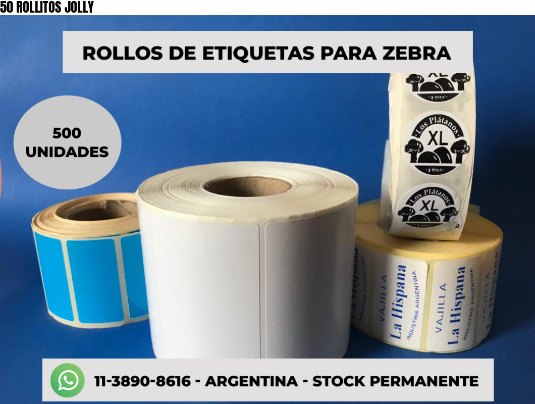50 ROLLITOS JOLLY