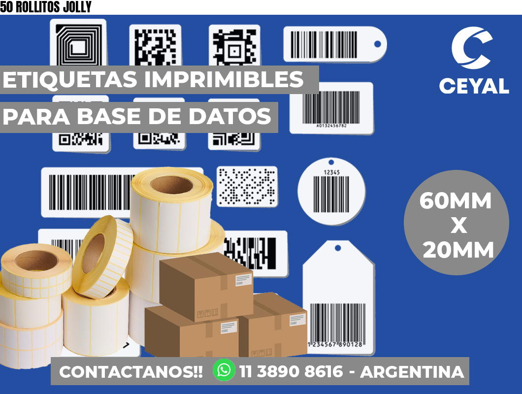 50 ROLLITOS JOLLY