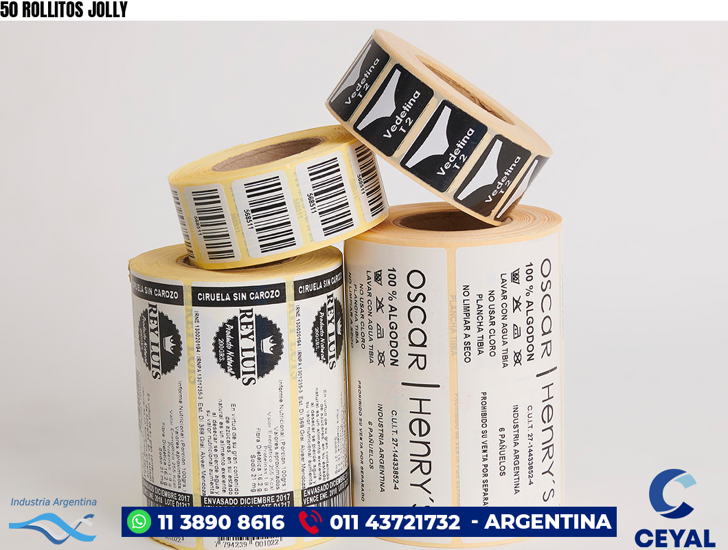50 ROLLITOS JOLLY