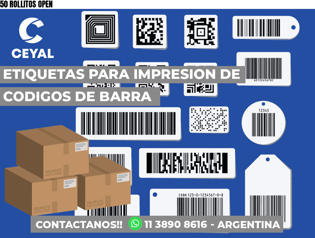 50 ROLLITOS OPEN