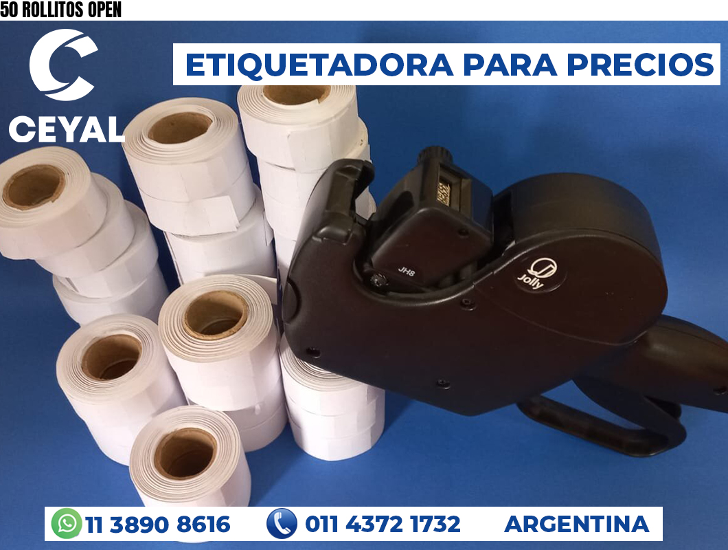 50 ROLLITOS OPEN