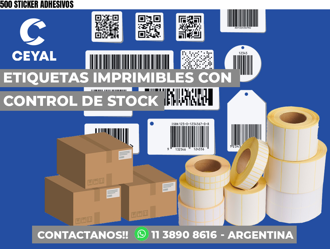 500 STICKER ADHESIVOS