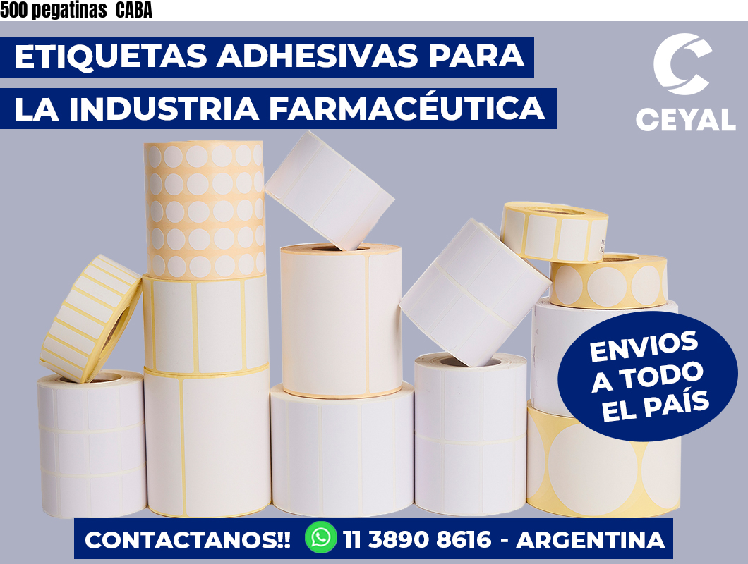 500 pegatinas CABA