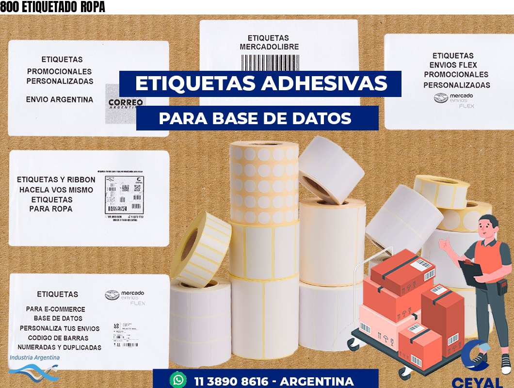 800 ETIQUETADO ROPA