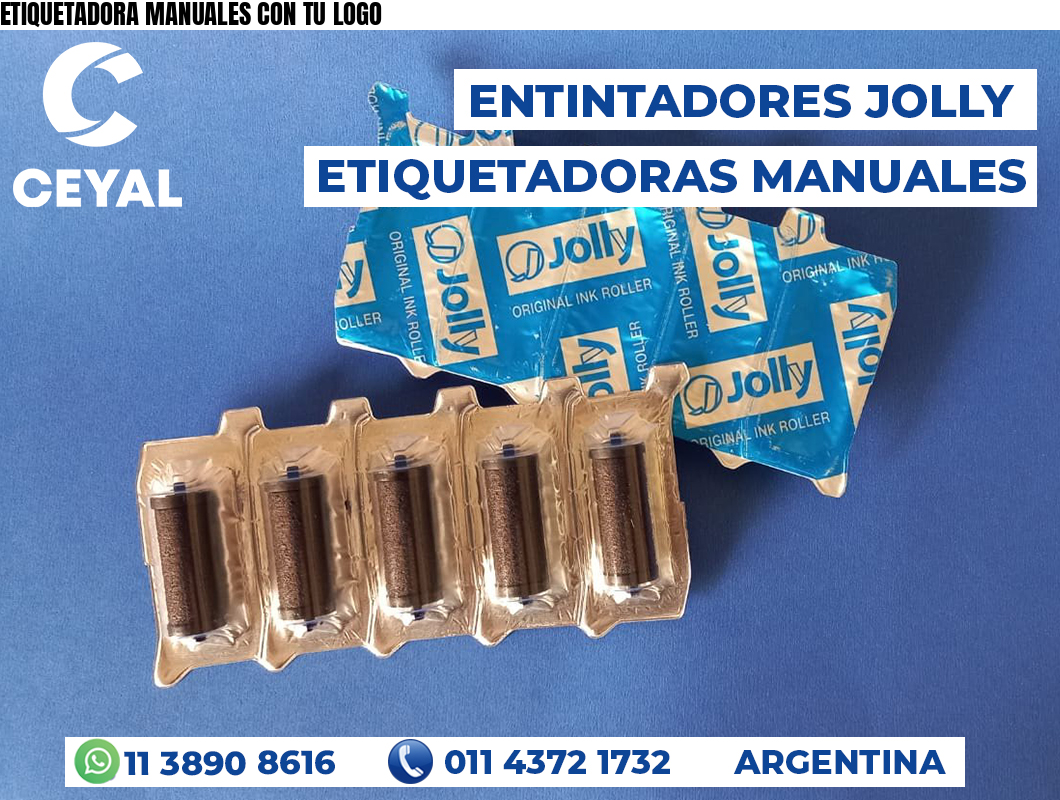ETIQUETADORA MANUALES CON TU LOGO