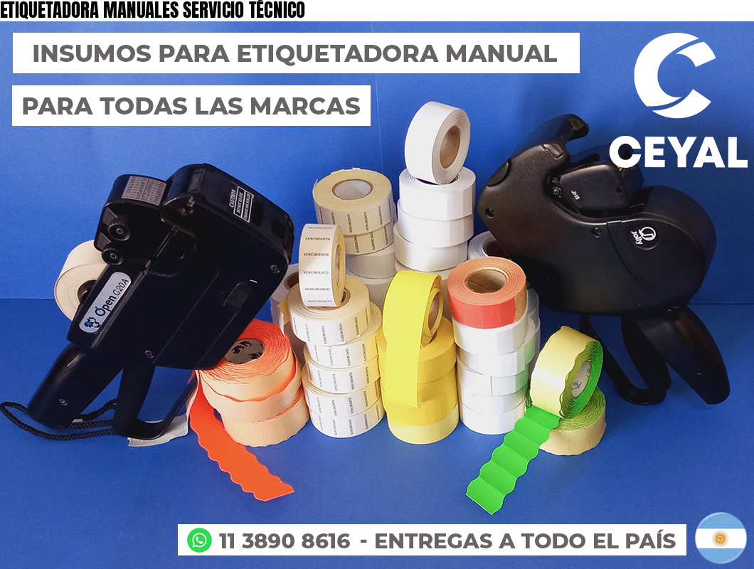 ETIQUETADORA MANUALES SERVICIO TÉCNICO