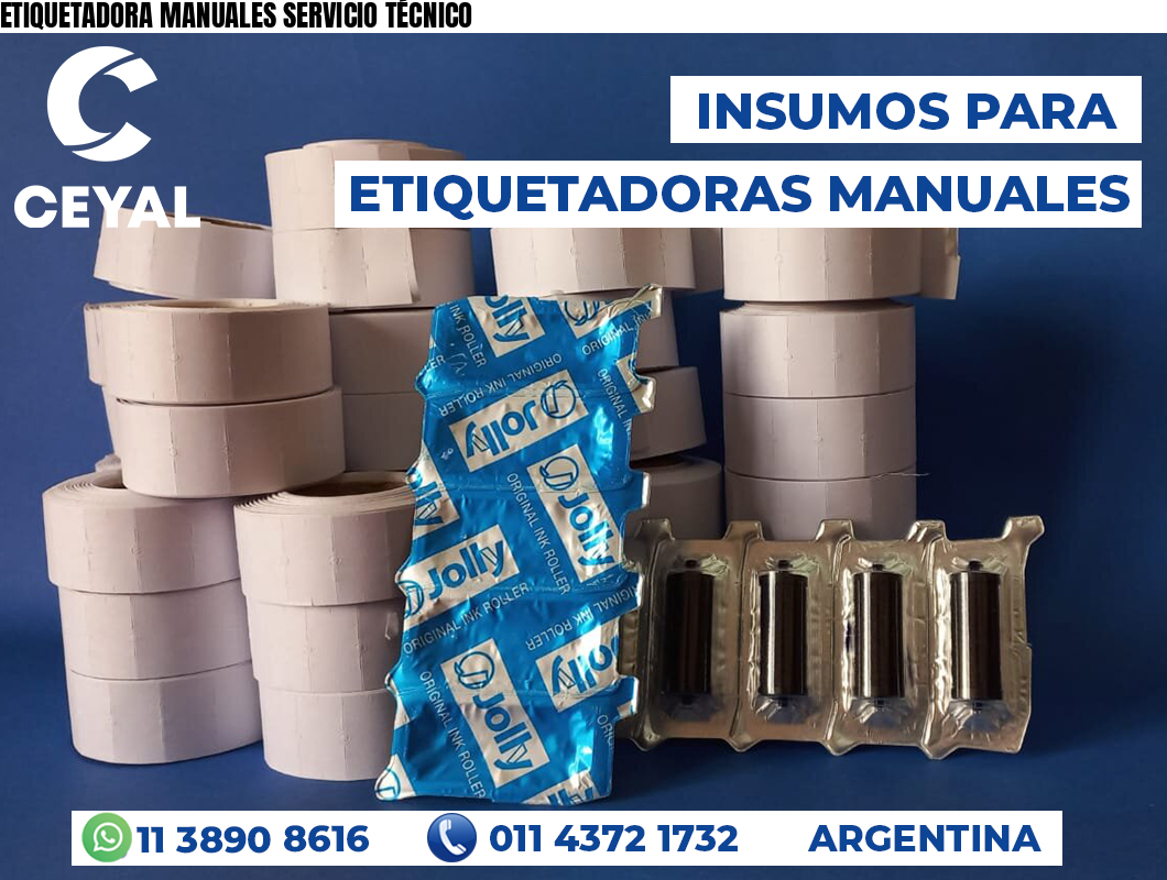 ETIQUETADORA MANUALES SERVICIO TÉCNICO