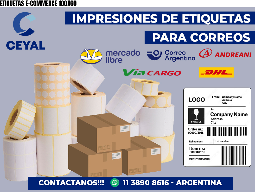 ETIQUETAS E-COMMERCE 100X60