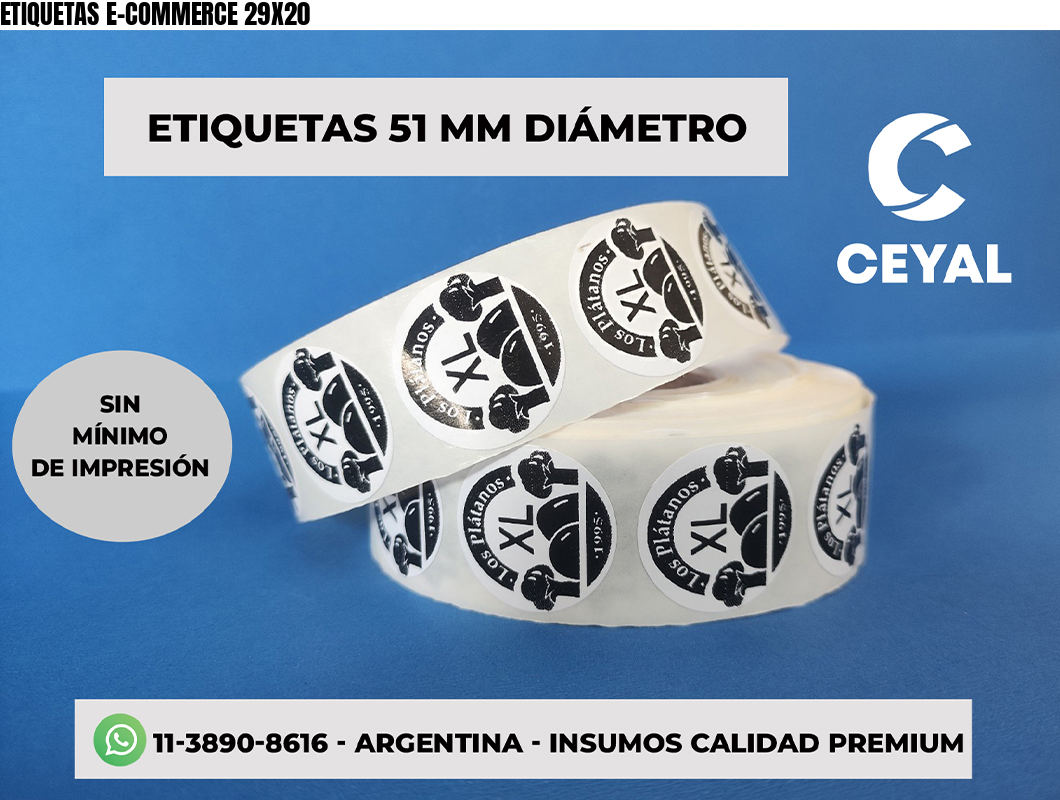 ETIQUETAS E-COMMERCE 29X20
