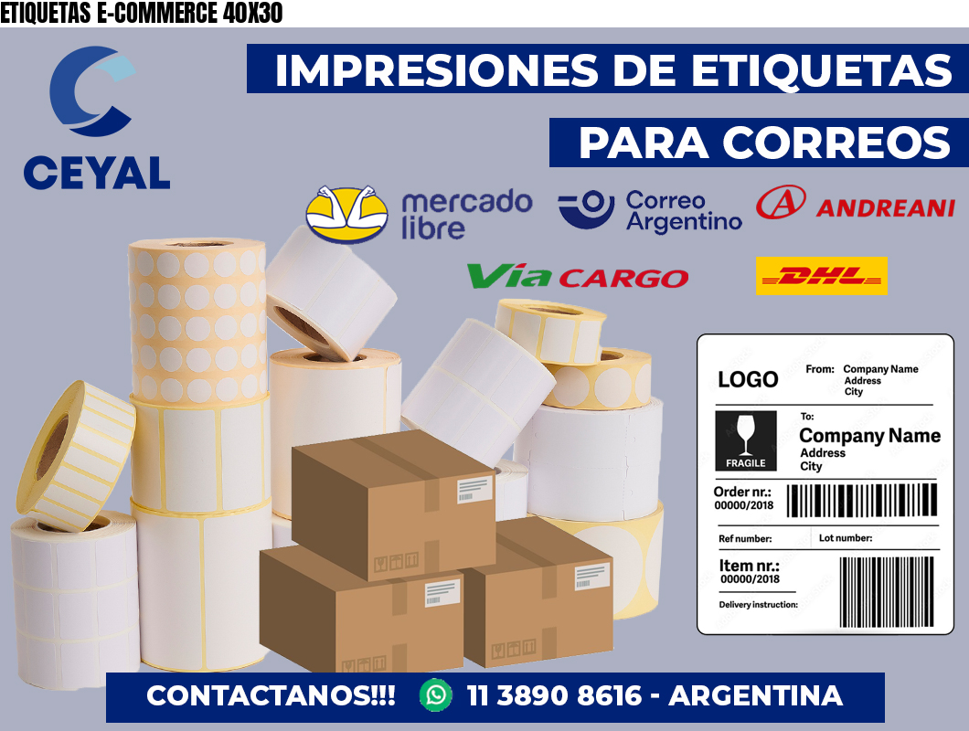 ETIQUETAS E-COMMERCE 40X30