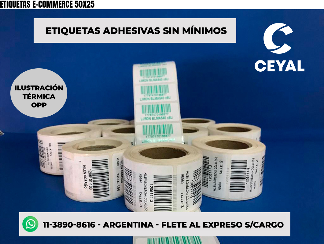ETIQUETAS E-COMMERCE 50X25