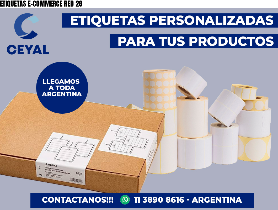 ETIQUETAS E-COMMERCE RED 28