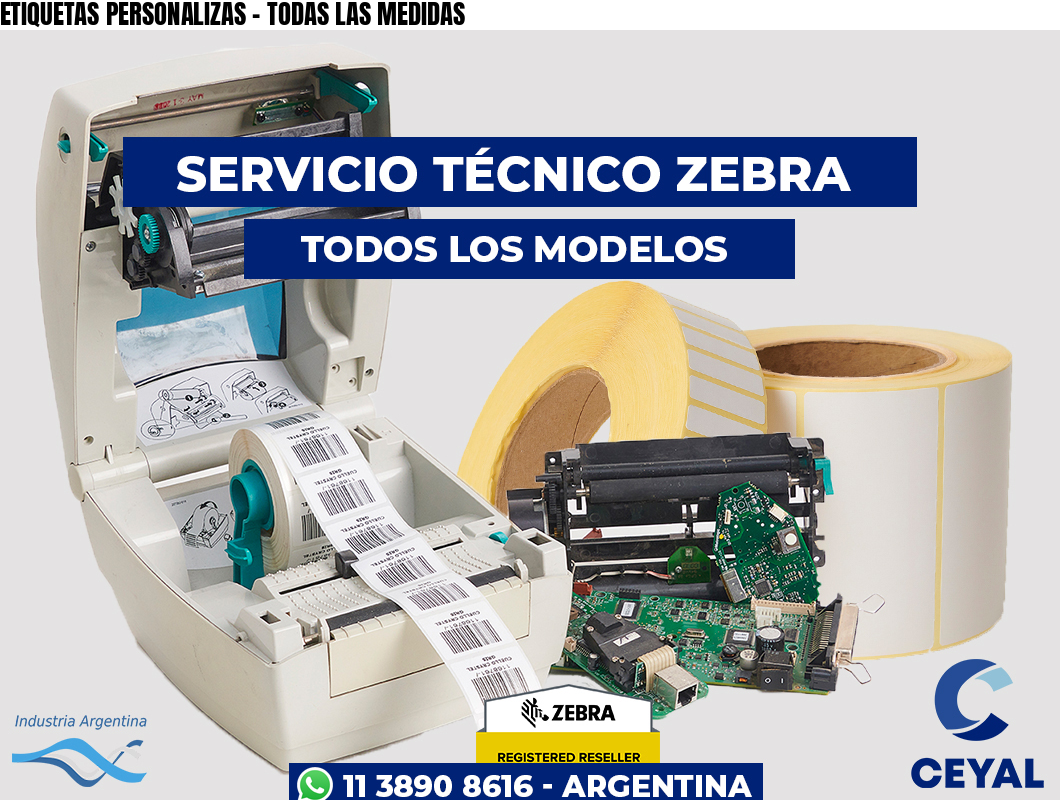 ETIQUETAS PERSONALIZAS - TODAS LAS MEDIDAS