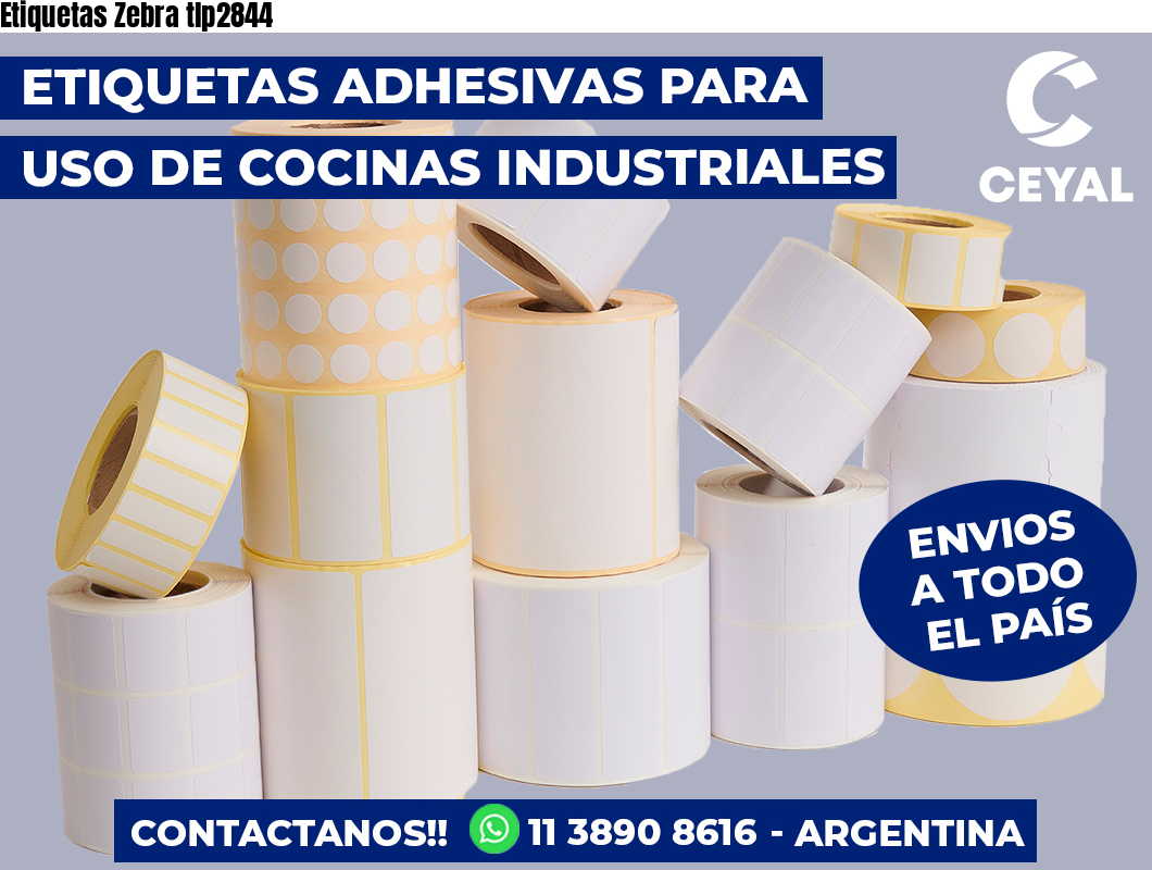 Etiquetas Zebra tlp2844