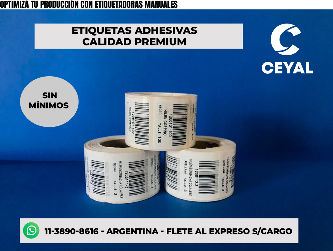 OPTIMIZÁ TU PRODUCCIÓN CON ETIQUETADORAS MANUALES