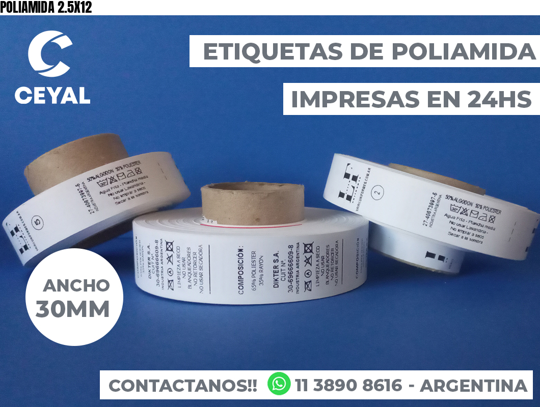 POLIAMIDA 2.5X12