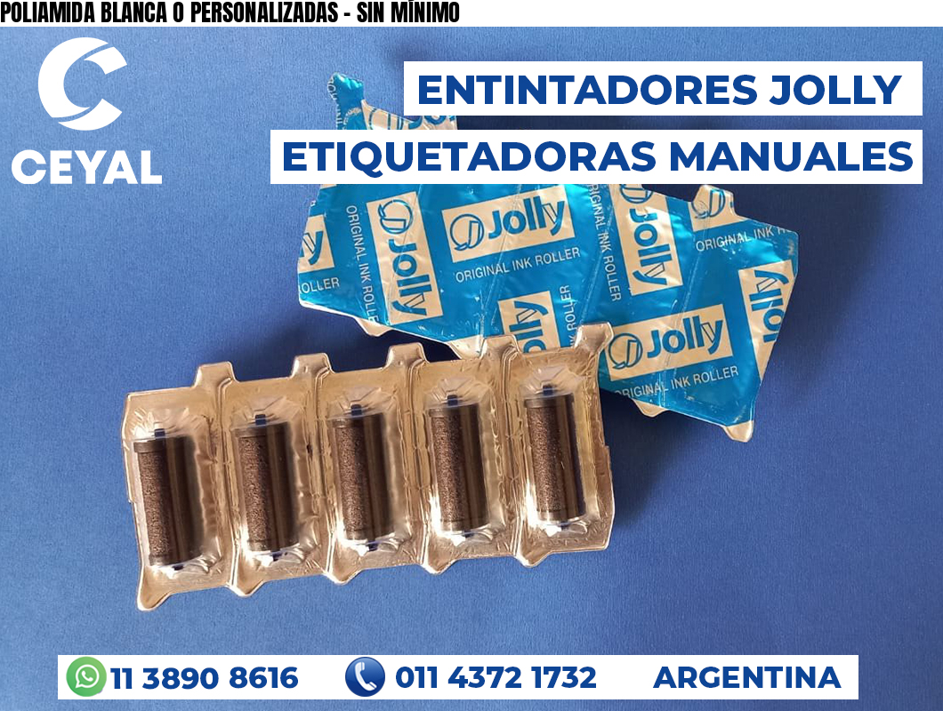 POLIAMIDA BLANCA O PERSONALIZADAS - SIN MÍNIMO