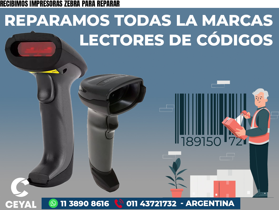 RECIBIMOS IMPRESORAS ZEBRA PARA REPARAR