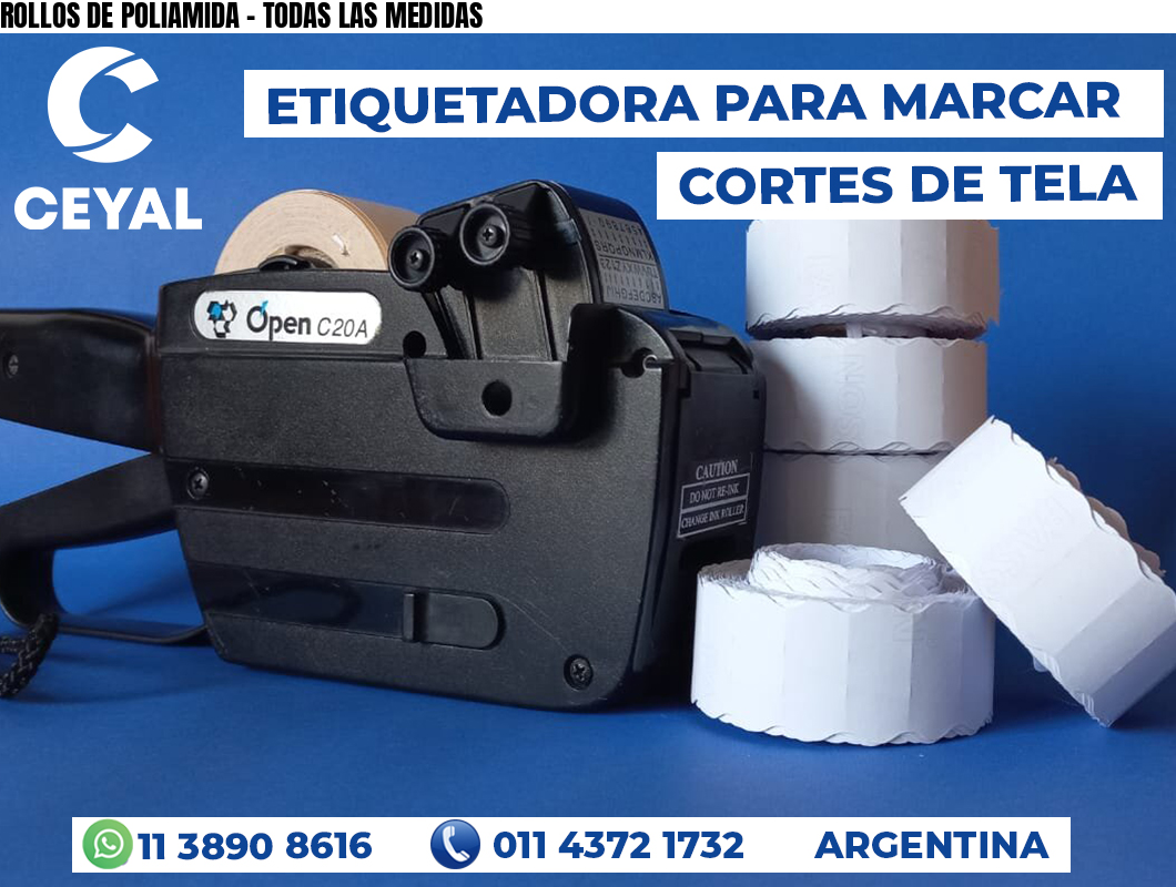 ROLLOS DE POLIAMIDA - TODAS LAS MEDIDAS