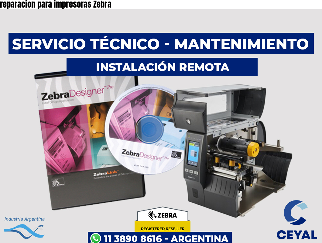reparacion para impresoras Zebra