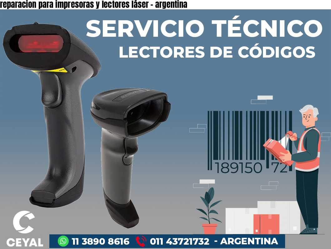 reparacion para impresoras y lectores láser - argentina