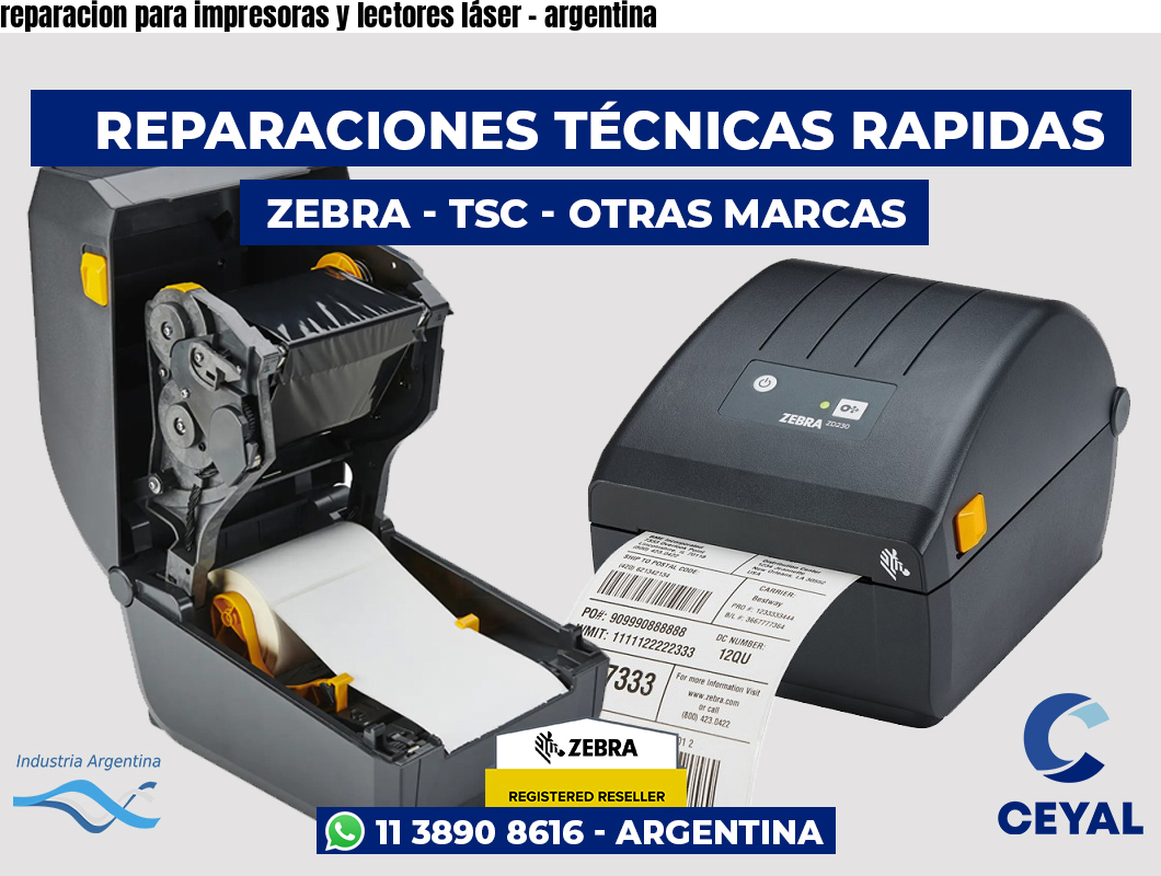 reparacion para impresoras y lectores láser – argentina