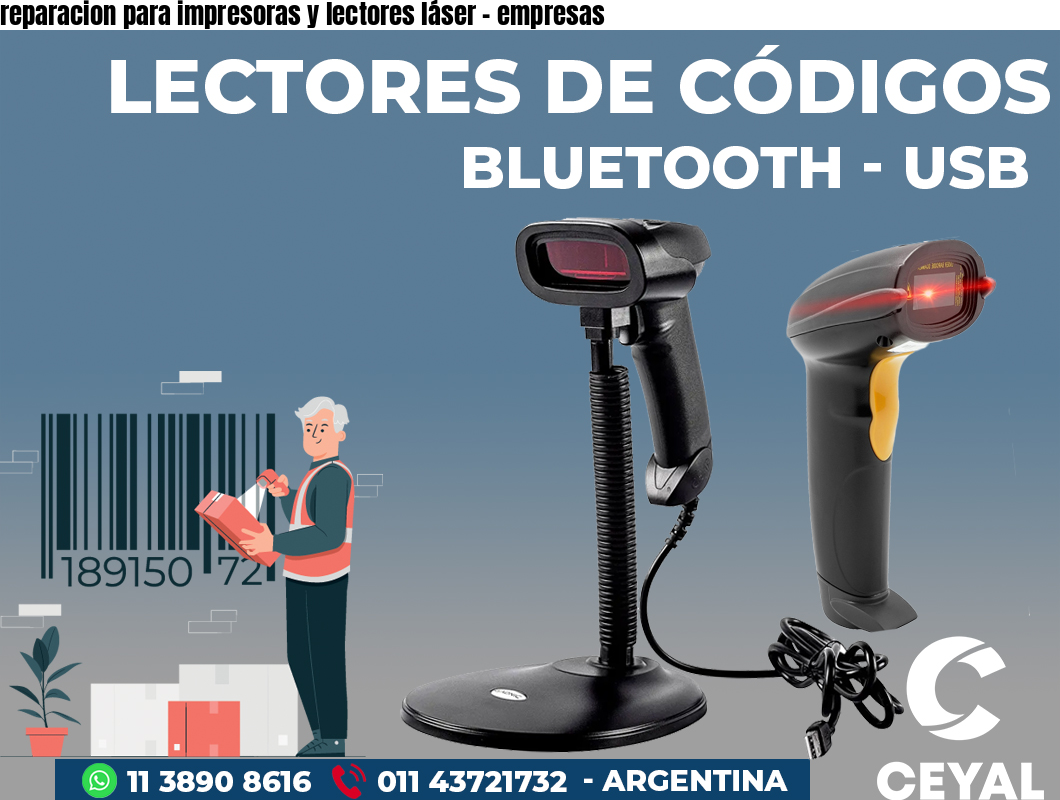 reparacion para impresoras y lectores láser - empresas