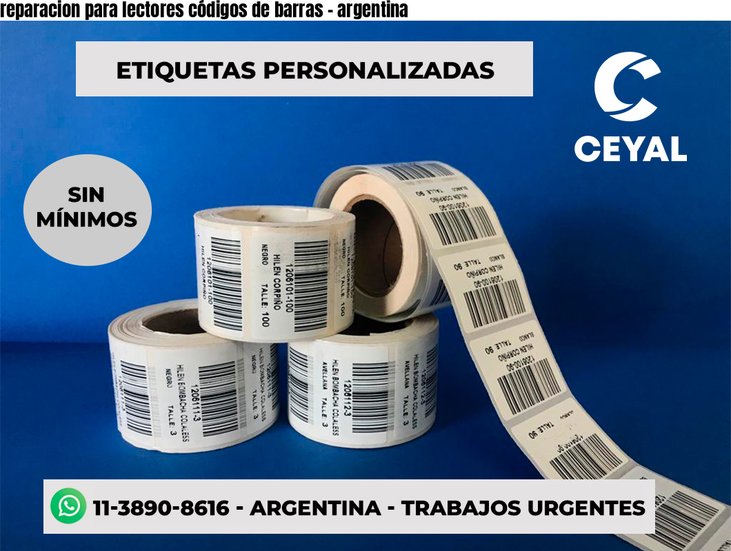 reparacion para lectores códigos de barras - argentina