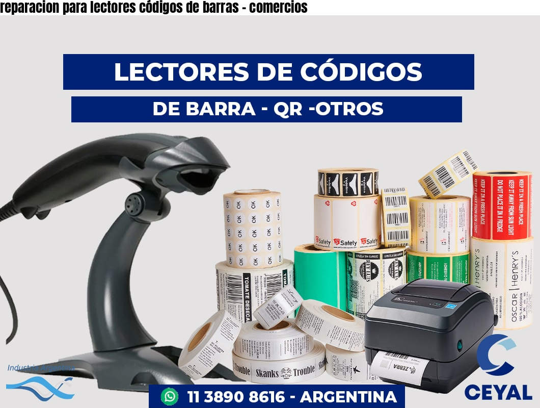 reparacion para lectores códigos de barras - comercios