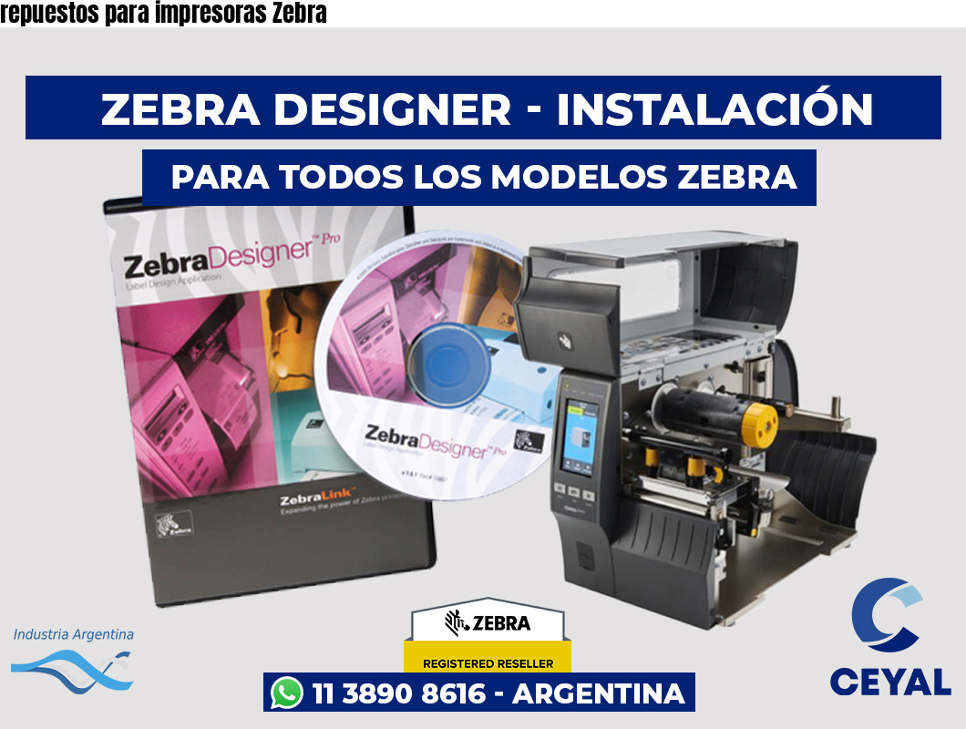 repuestos para impresoras Zebra