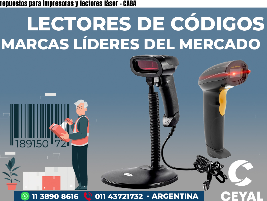 repuestos para impresoras y lectores láser - CABA