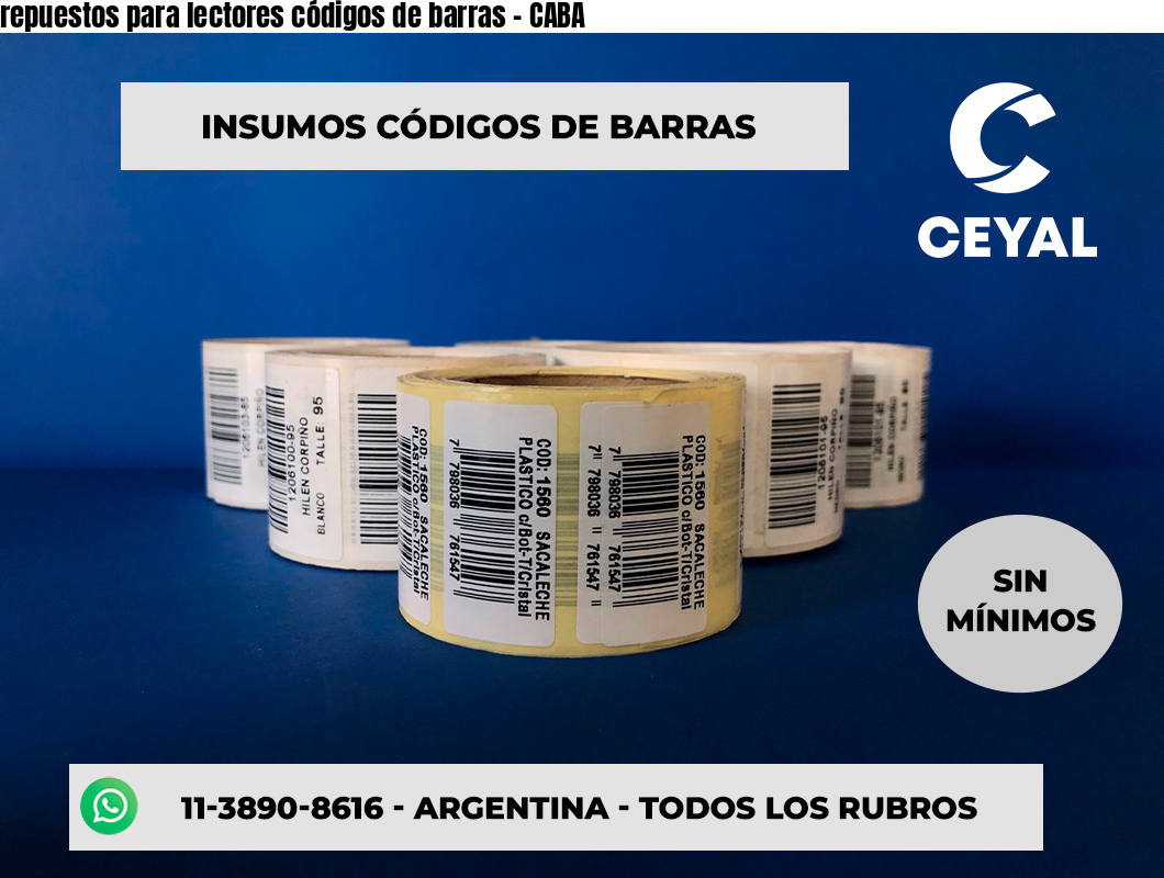 repuestos para lectores códigos de barras - CABA