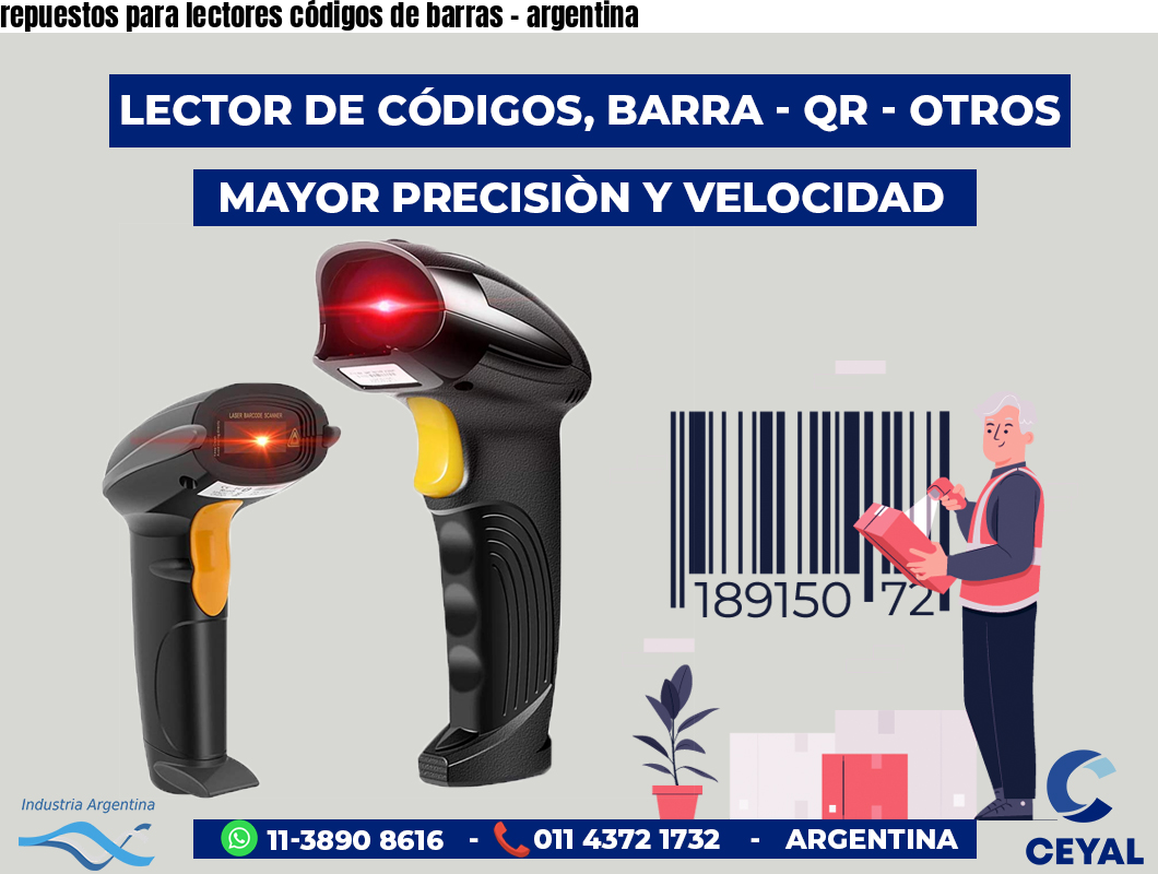 repuestos para lectores códigos de barras - argentina
