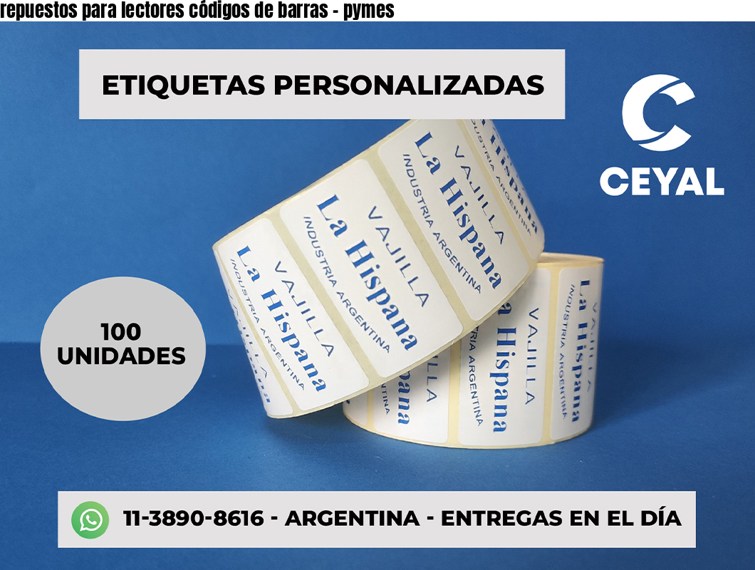 repuestos para lectores códigos de barras - pymes