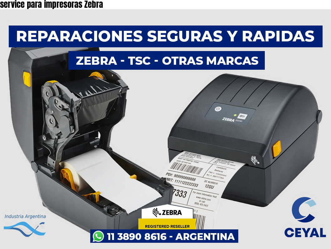 service para impresoras Zebra