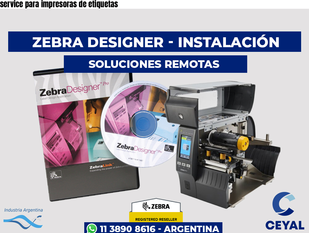 service para impresoras de etiquetas