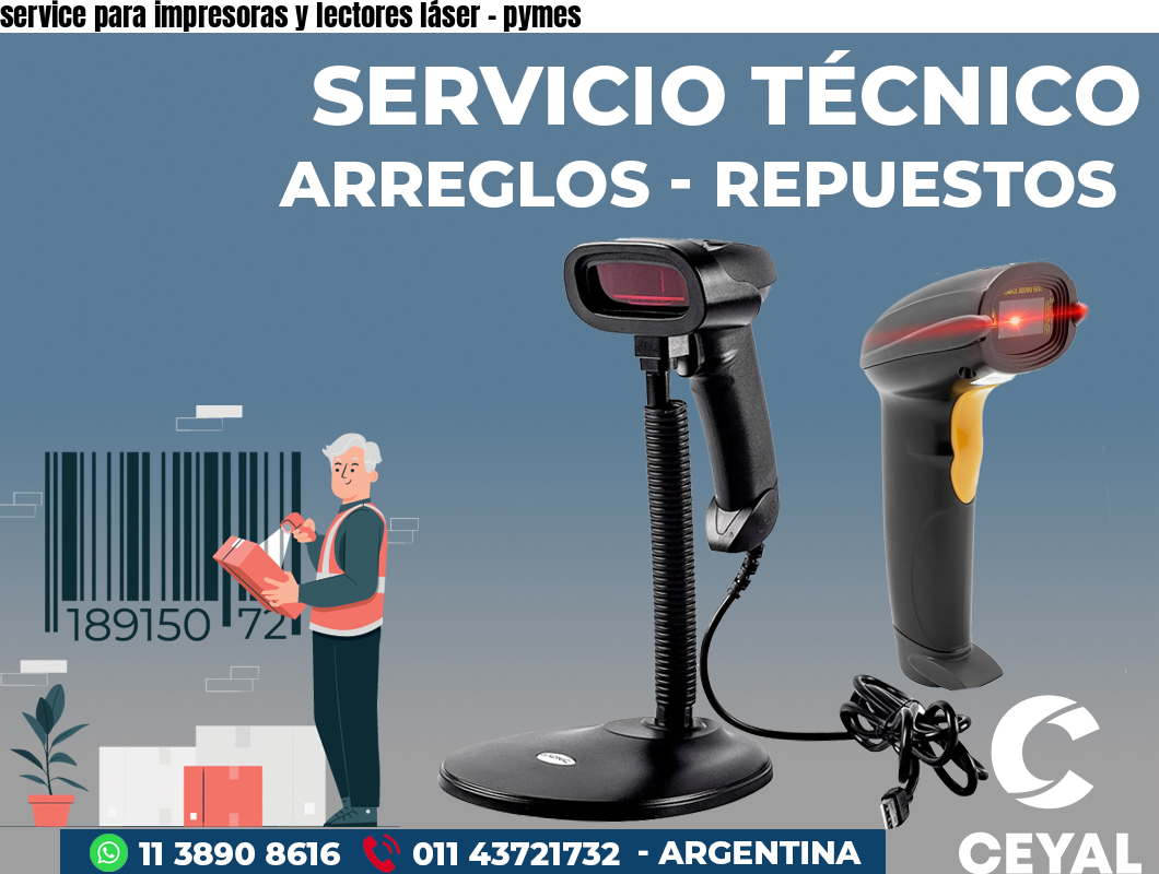 service para impresoras y lectores láser - pymes