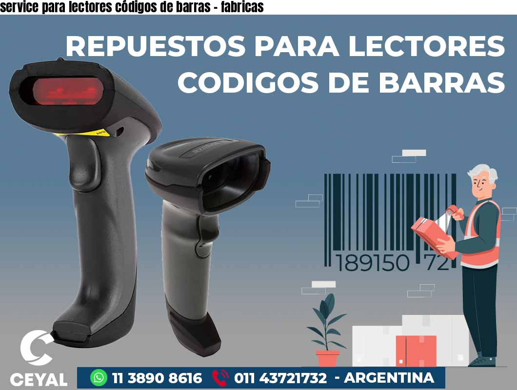 service para lectores códigos de barras – fabricas