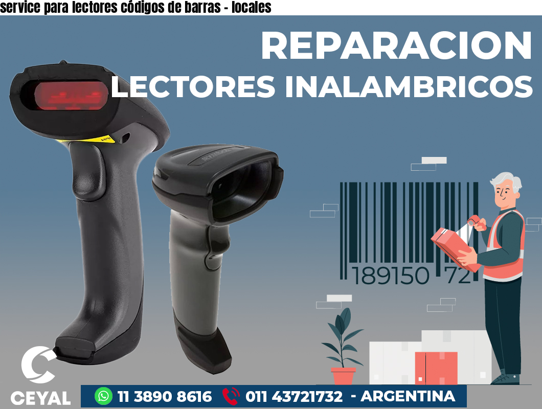 service para lectores códigos de barras – locales
