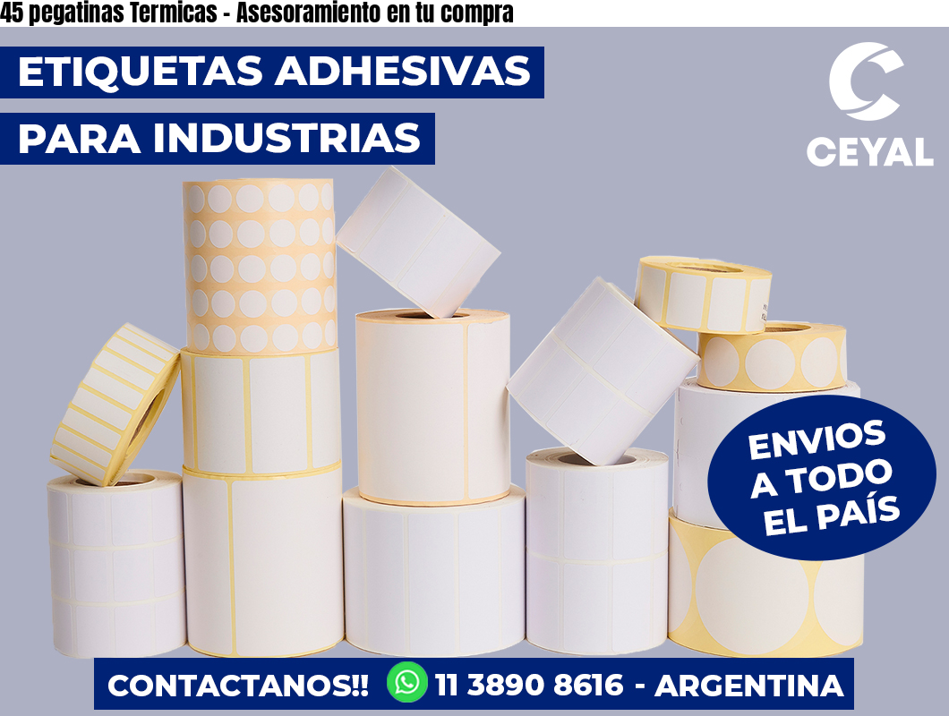 45 pegatinas Termicas – Asesoramiento en tu compra