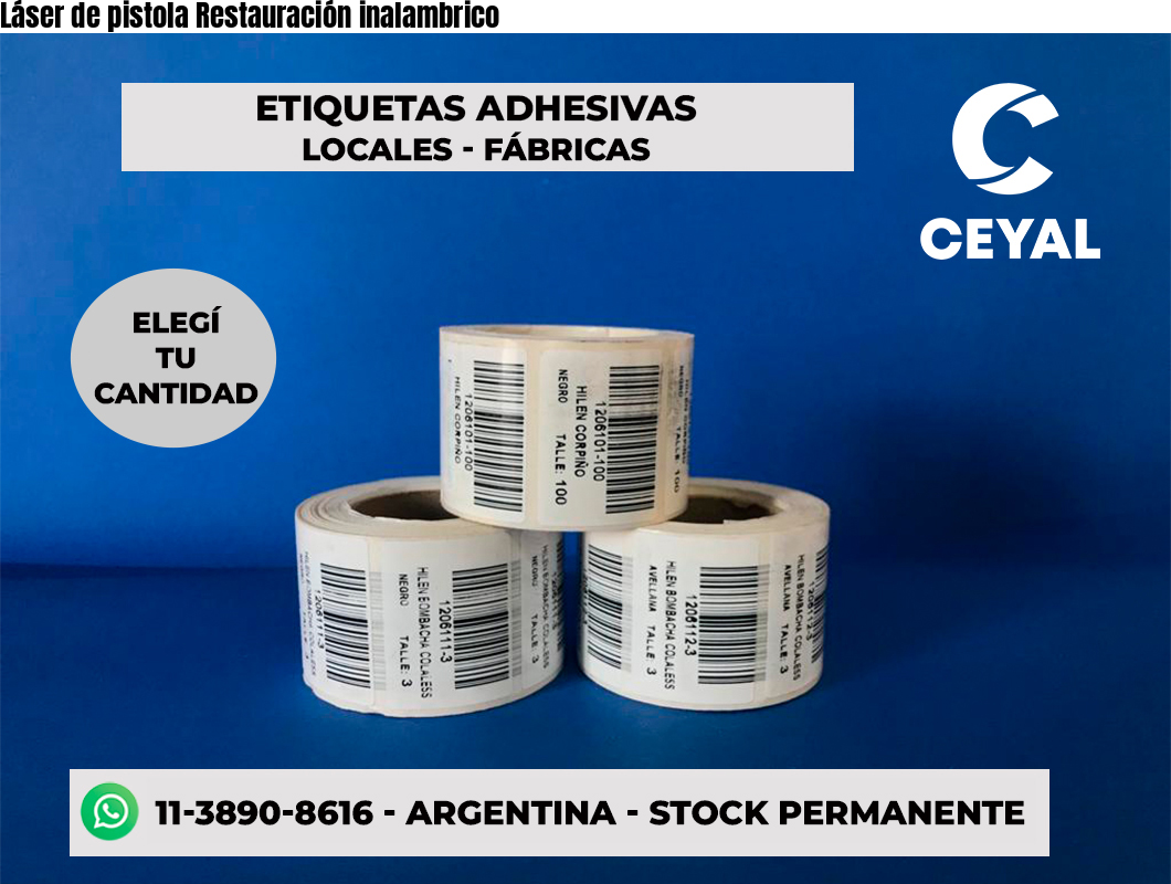 Láser de pistola Restauración inalambrico