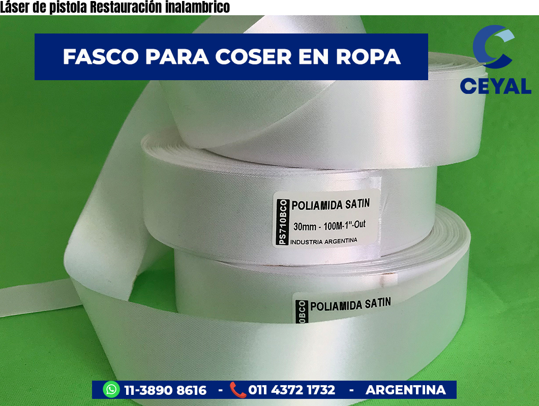 Láser de pistola Restauración inalambrico