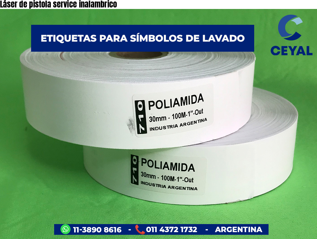 Láser de pistola service inalambrico