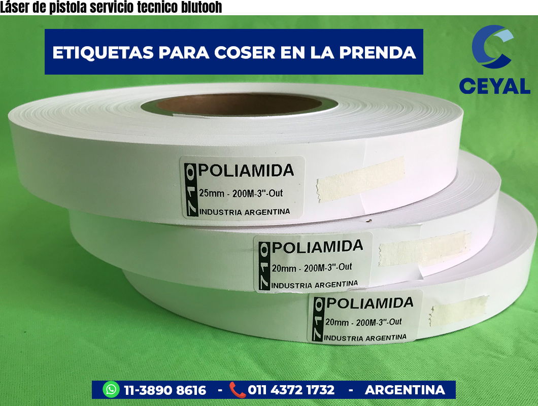 Láser de pistola servicio tecnico blutooh