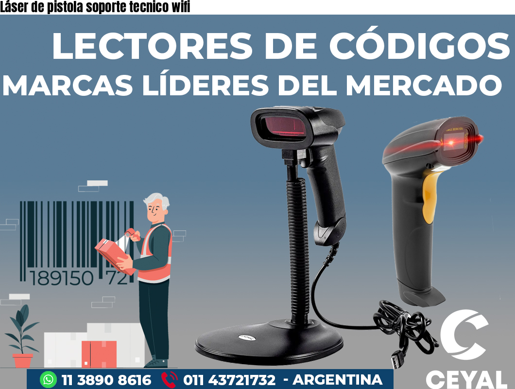 Láser de pistola soporte tecnico wifi
